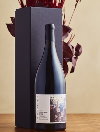 Lingua Franca 2022 Estate Pinot Noir Magnum Gift Set 1